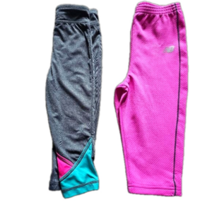2 pairs of 18 month active pants. New Balance and Energy Zone.